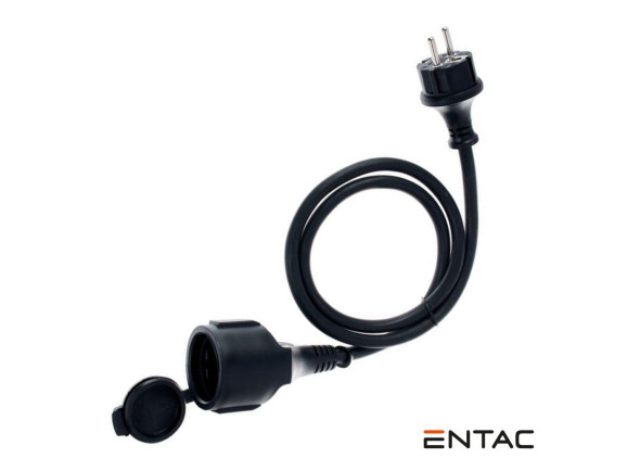 Entac Cabo Extensão Tomada Elétrica C/ 1 Saída 10m Preto Entac Cabo Extensão Tomada Elétrica C/ 1 Saída 10m Preto